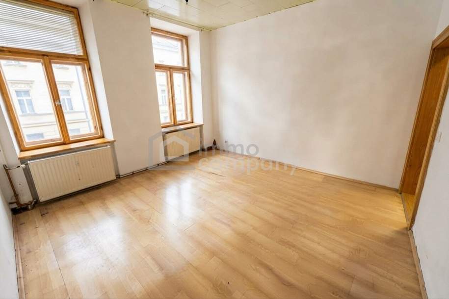 Geschäfts-/Praxis-/Bürofläche 104m², optimaler Grundriss, nahe Meidlinger Markt in 1120 Wien!, Gewerbeobjekt-miete, 1.402,79,€, 1120 Wien 12., Meidling