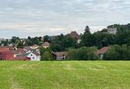 Baugrund mit Blick auf das Wasserschloss Raab