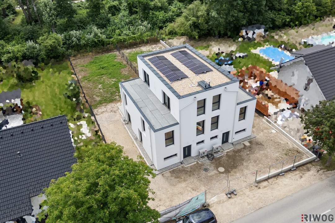 Exklusive Doppelhaushälfte-5 Zimmer-Modern+Seeblick-Nähe Tulln an der Donau