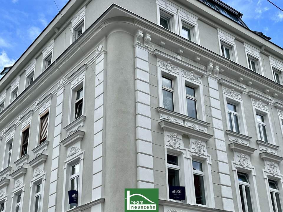 Soeben fertig gestellt! Herausragende Stil-Altbau Eigentumswohnungen in direkter Nähe zu Steigenteschgasse, U1 Kagran,  Donauzentrum und Alte Donau . - WOHNTRAUM