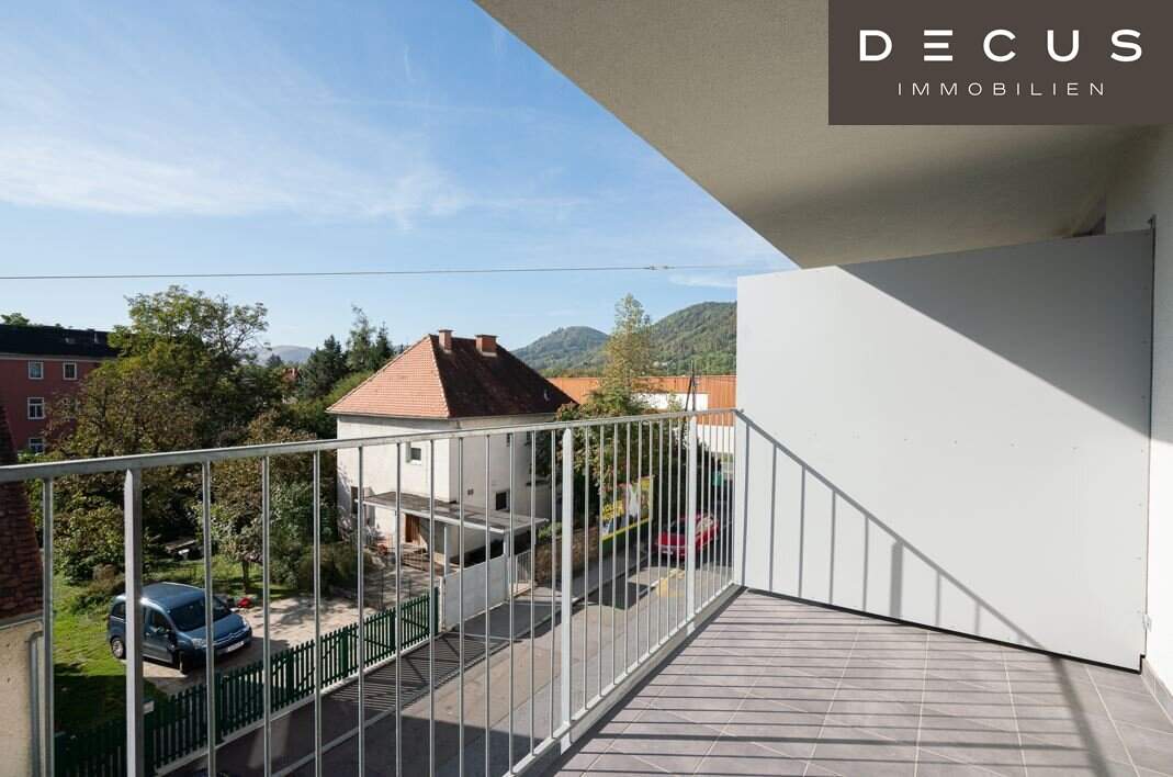 | 2 ZIMMER | NÄHE AUSTER UND SCHLOSS EGGENBERG | BALKON