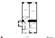 Kompakte 2-Zimmer-Wohnung im klassischen Alt-Wiener Haus