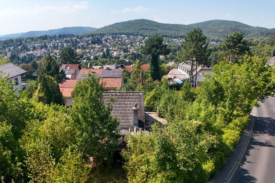 Am Satzberg: Eckgrundstück in Westlage mit Abbruch-Sommerhaus, Grund und Boden-kauf, 540.000,€, 1140 Wien 14., Penzing