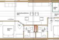Perfekt aufgeteilte kleine Penthouse Wohnung