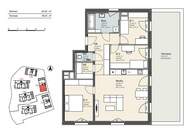 Erstbezug : Neubau : 4-Zimmer-Wohnung : Terrasse