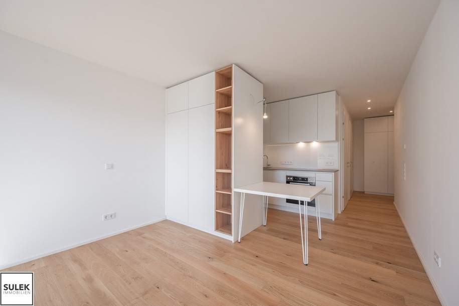 Zweitbezug: Teilmöblierte Single-Neubau-Wohnung mit sonniger Loggia nahe U4 im Projekt Schön102 - ab 01.04.26!, Wohnung-miete, 999,01,€, 1050 Wien 5., Margareten