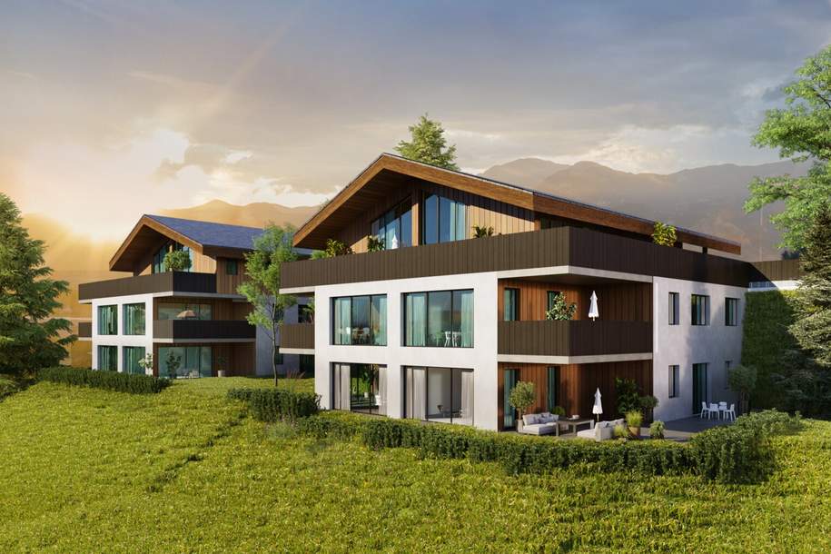 Barrierefreie Neubauwohnungen in Latschach am Faaker See – Garten-, Terrassen- &amp; Penthousewohnungen mit Seeblick, Wohnung-kauf, 645.120,€, 9582 Villach Land