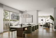 3-Zimmer Erstbezug mit 14 m² Loggia und 39 m² Dachterrasse, direkt am Naschmarkt