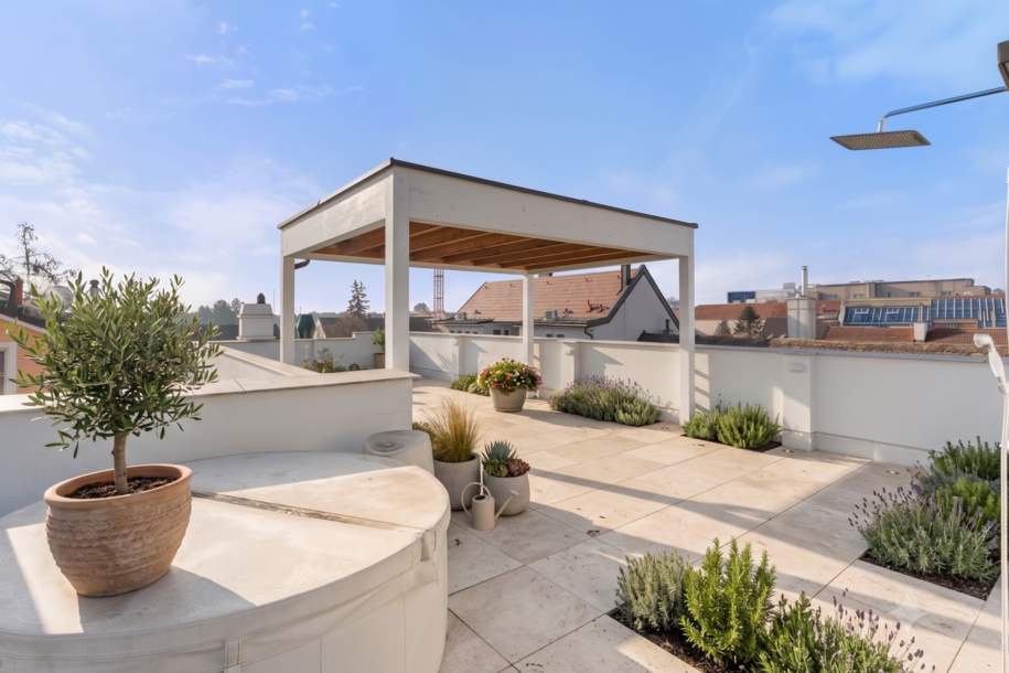 Exklusive Lage I spektakuläre ca. 91 m² Panoramaterrasse I 8 Zimmer I geplante Aufteilung noch flexibel gestaltbar I, Wohnung-kauf, 1.495.000,€, 3430 Tulln