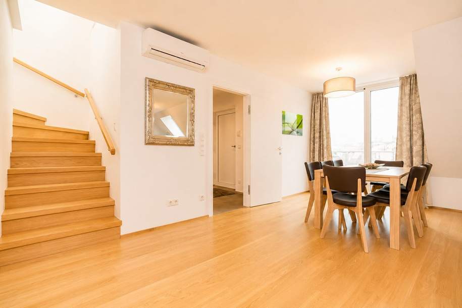 Exklusive - Dachgeschosswohnung mit Panoramablick &amp; sonnigen Terrassen, Wohnung-kauf, 888.700,€, 1020 Wien 2., Leopoldstadt