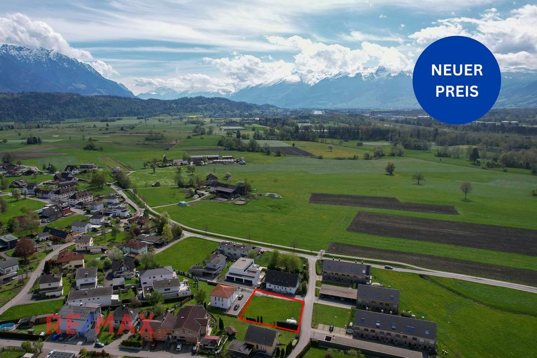 Ideales Grundstück für Ihr neues Eigenheim in Feldkirch/Bangs