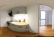 "Exklusives Wohnerlebnis im stilvollen Dachgeschoss mit Donaublick und Garage am Anfang der Rasumofskygasse"