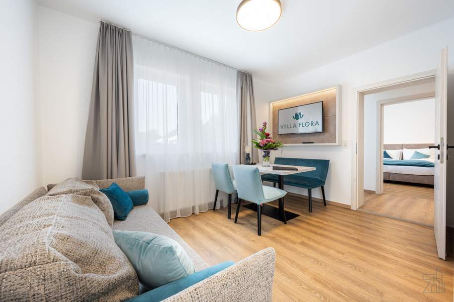 Renditeobjekt mit 5% * - Attraktives 2-Zimmer Apartment mit Terrasse und Pool! Provisionsfrei für Käufer!, Wohnung-kauf, 328.071,€, 9220 Villach Land