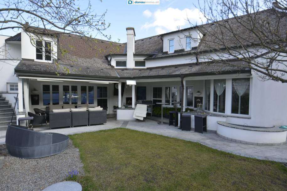 Exklusives Architektenhaus mit Pool, Koikarpfenteich und Heimkino nahe St.Pölten und Tulln, Haus-kauf, 1.200.000,€, 3424 Tulln