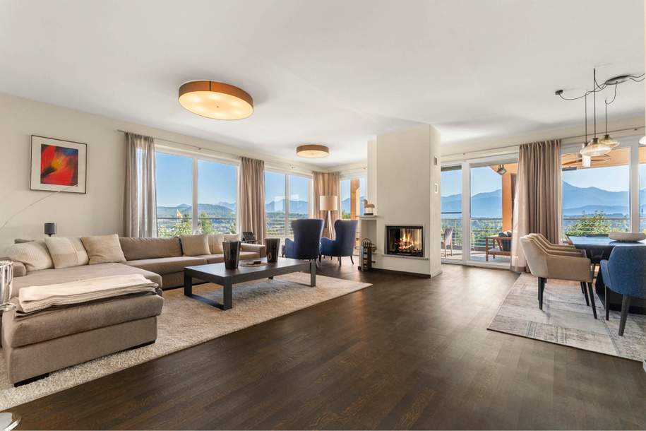 Atemberaubendes Seeblick-Penthouse mit Indoorpool, Wohnung-kauf, 1.490.000,€, 9220 Villach Land