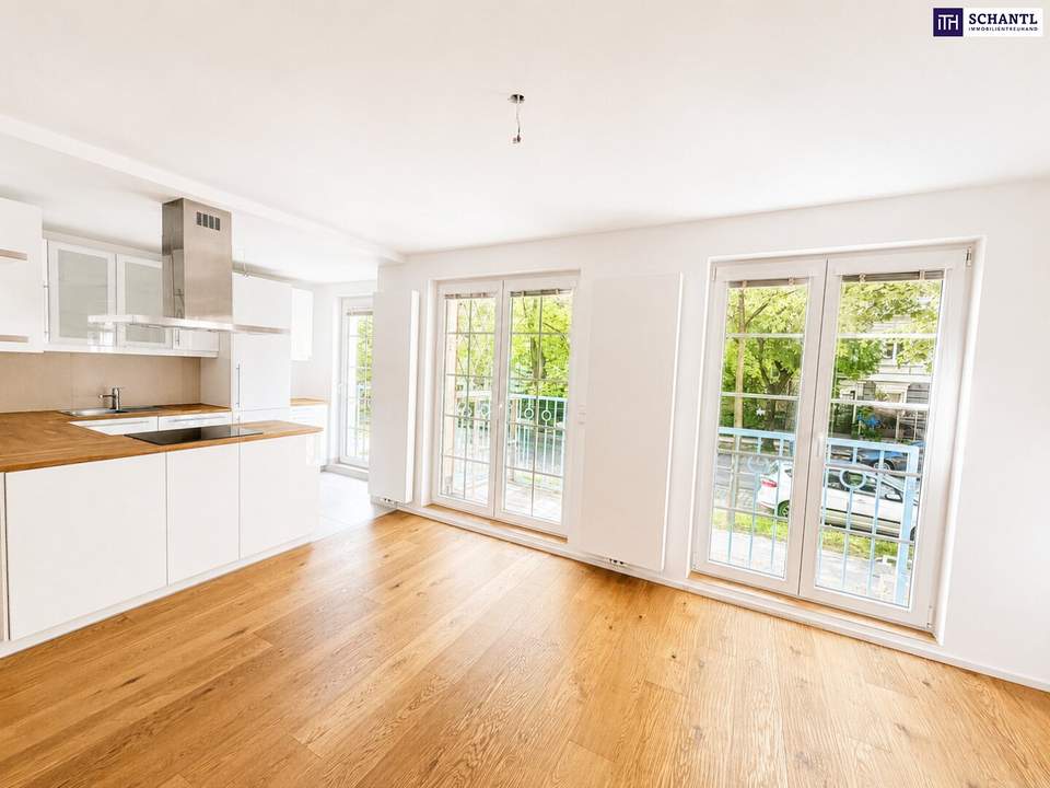 Gartenwohnung mit Urlaubsfeeling in Währing – 2 Balkone, Kamin & privater Eigengarten nahe Gersthof