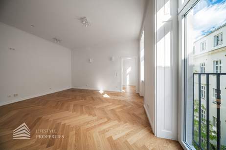 Heller 2-Zimmer Erstbezug mit Balkon, Nähe Galleria Landstraße, Wohnung-kauf, 375.000,€, 1030 Wien 3., Landstraße