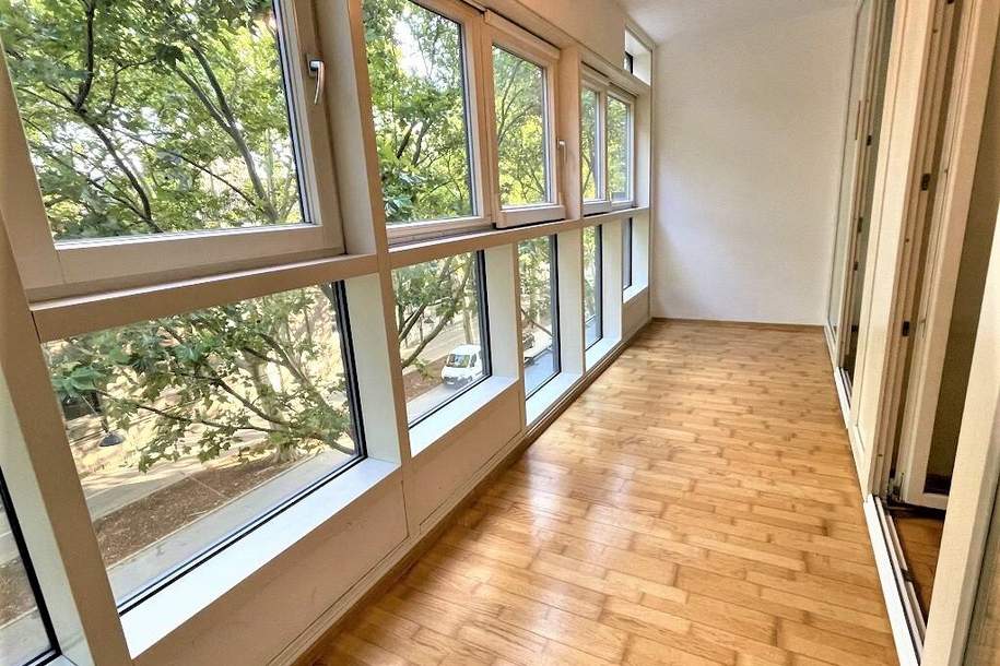 INNSTRASSE, UNBEFRISTET, 62 m2 Altbau inkl. 9 m2 Loggia, 2 Zimmer, Komplettküche, Parketten, gefördert, 2. Liftstock, Wohnung-miete, 791,69,€, 1200 Wien 20., Brigittenau