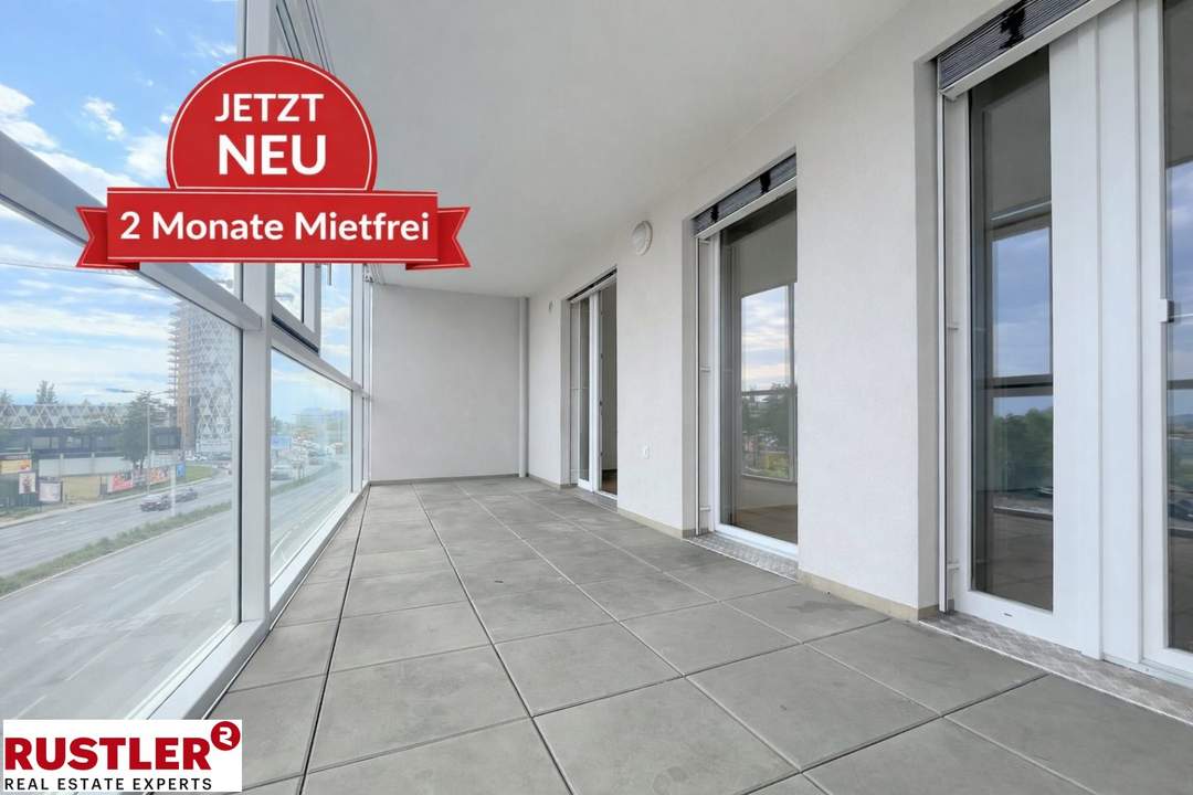 Einziehbonus: 2 MONATE MIETFREI - 2-Zimmer-Wohnung mit Loggia