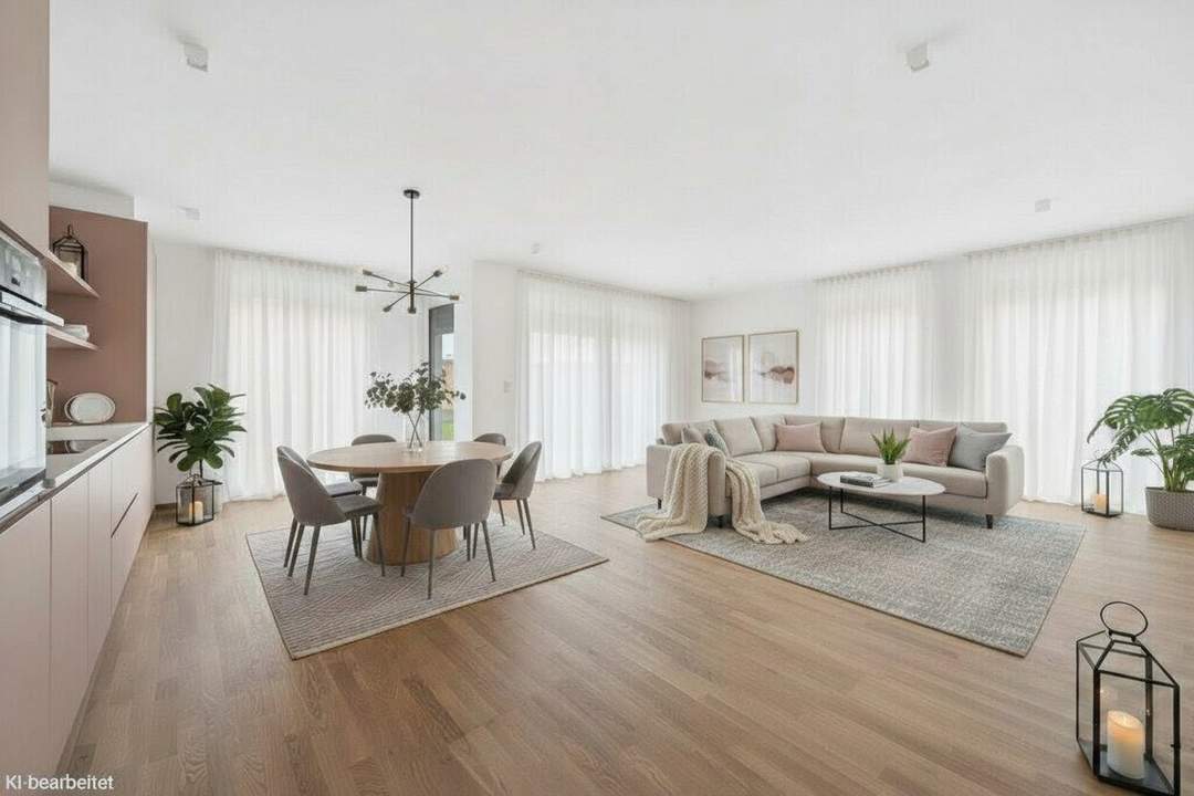 PROVISIONSFREI! Lichtdurchflutete 3-Zimmer-Wohnung mit großer Wohnküche | Sonnige Loggia, Schrankraum | Bezugsfertig