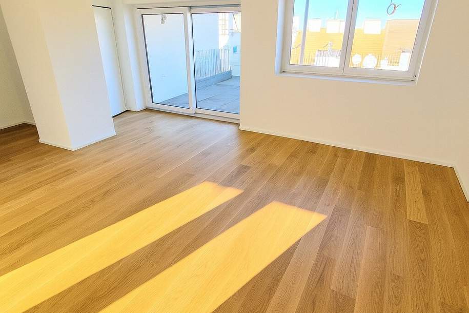 Preisreduziert! Urbaner Wohntraum im Dachgeschoss – 3 Zimmer &amp; großzügige Freifläche - Überzeugen Sie sich selbst von dieser Immobilie!, Wohnung-kauf, 469.000,€, 1100 Wien 10., Favoriten