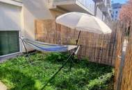 Q11: West-GARTENWOHNUNG mit Kühlung + MÖBELABLÖSE MÖGLICH (VB ~ € 5000)