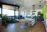 Sky High Living: 2-Zimmer Wohnung mit ganzjährig nutzbarer Loggia und atemberaubendem Wien-Panorama im 9. Stock! High-End Ausstattung!