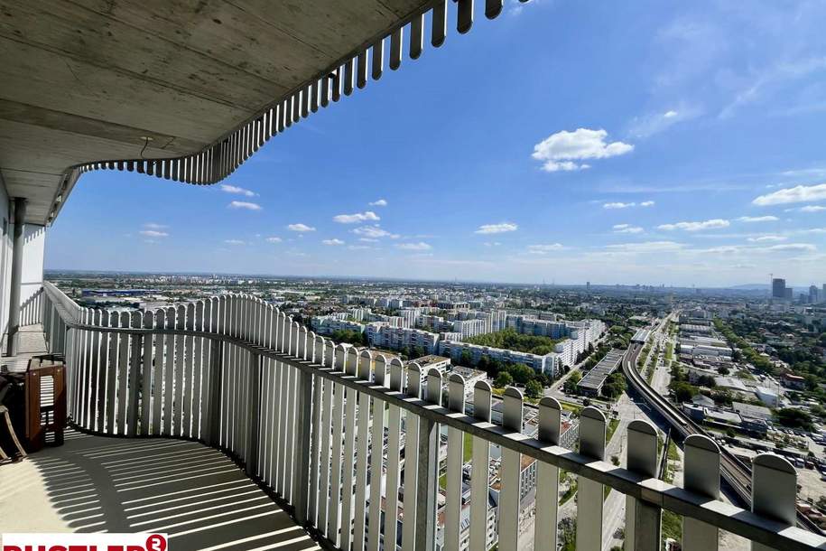 Moderne 4 Zimmerwohnung im 31.Stock - City Gate, Wohnung-kauf, 650.000,€, 1210 Wien 21., Floridsdorf