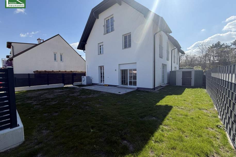 Elegant Wohnen im Grünen! Großzügige Doppelhaushälfte mit Terrassen, Garten und 2 Parkplätzen., Haus-kauf, 550.000,€, 2751 Wiener Neustadt(Land)
