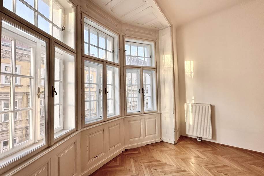 **Altbau mit Charme im Botschaftsviertel neben Arenbergpark**+ Geräumige 4-Zimmerwohnung + Frisch renoviert + Traumhaft schönes Altbauhaus, Wohnung-kauf, 999.000,€, 1030 Wien 3., Landstraße