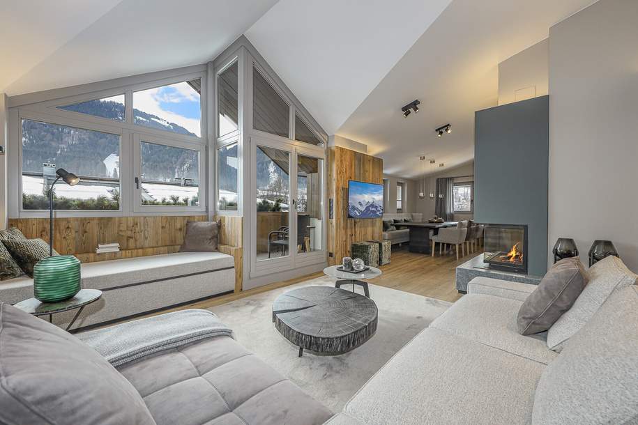 Exklusives Penthouse mit Streif-Blick direkt am Golfplatz, Wohnung-kauf, 2.490.000,€, 6370 Kitzbühel