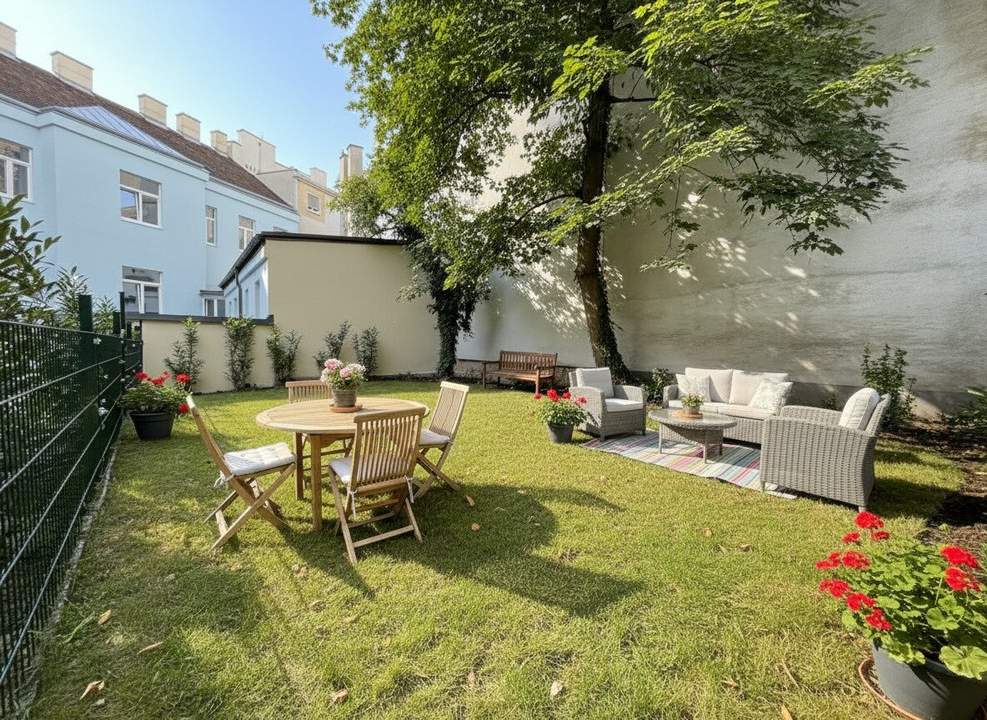 ⭐ 1180! Topmoderne schöne 3-Zimmer Wohnung mit GARTEN + KLEINEM BALKON! Generalsaniert!