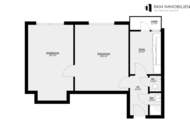 Helle und großzügige 2-Zimmer-Wohnung (ca. 55 m²) mit Loggia (ca. 3 m²) in zentraler Lage