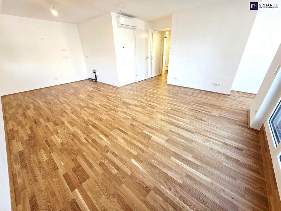 Klimaaktiv Bronze zertifiziert! GOLD für´s Wohnen! Ab ins Dachgeschoss / 3 Zimmer / 3 Terrassen / Viel Lebensqualität! Wärmepumpe und Solaranlage + Naturnahe Gewässer ums Eck!