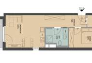Neubauwohnung an der Dresdner Straße - hofseitiges Schlafzimmer