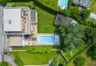 Modernes Einfamilienhaus mit beheiztem Pool | Weitblick zum Schneeberg | knapp 1200 m2 Eigengrund