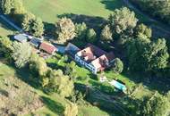 AUSSERGEWÖHNLICHES JUWEL! Exklusiver Vierkanthof im Thermenland Steiermark – Wohnen, Reiten &amp; Leben mit Pool und Natur!