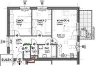Go2Eisenstadt! Freundliche, helle 3 Zimmer Erstbezugswohnung + Balkon + Parkplätze