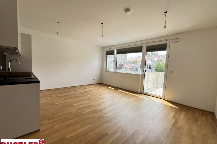 Moderne Neubauwohnung an der U4 - großer Balkon - Hofruhelage!, Wohnung-miete, 1.299,00,€, 1120 Wien 12., Meidling