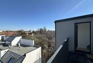 Helle Dachgeschoßwohnung mit Terrasse & Grünblick | 2 Zimmer | ERSTBEZUG