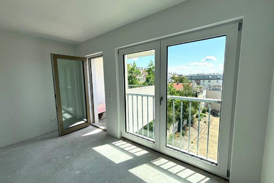 Grünblick & Cityflair: 51m² Neubau mit Balkon & Sauna Nähe Meiselmarkt, Wohnung-kauf, 398.000,€, 1150 Wien 15., Rudolfsheim-Fünfhaus