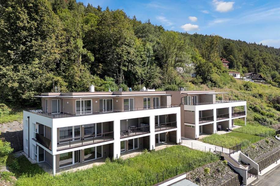 Velden HILLS! Bezugsfertige Neubau-Gartenwohnung mit Bergblick, Wohnung-kauf, 355.000,€, 9220 Villach Land