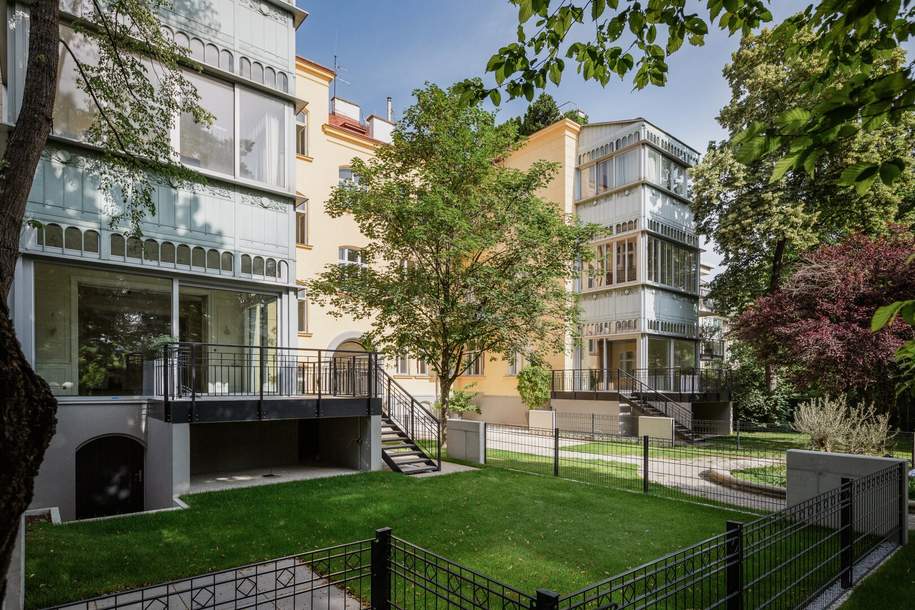 Herrschaftliches Wohnen am Schlosspark | Luxuriöses Altbaujuwel mit Gartenparadies | Privater Weinkeller, Wohnung-kauf, 2.495.000,€, 1130 Wien 13., Hietzing