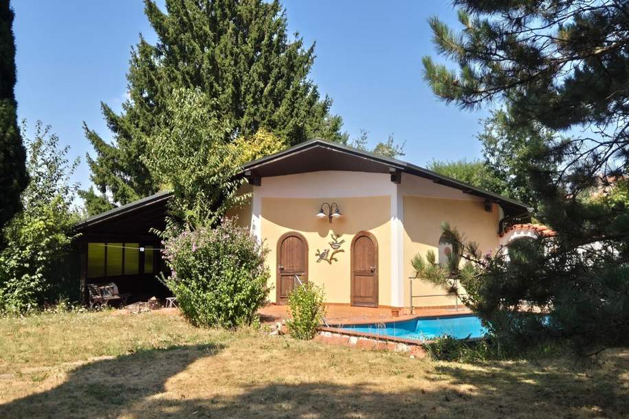 GRUNDSTÜCK IN ZENTRUMSNÄHE MIT GARAGE, POOL UND POOLHAUS, Grund und Boden-kauf, 390.000,€, 3040 Sankt Pölten(Land)