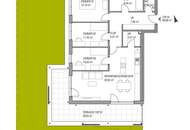 Luxus-Gartenwohnung mit 4 Zimmern und großem 359 m² Eigengarten in Fölling-Mariatrost
