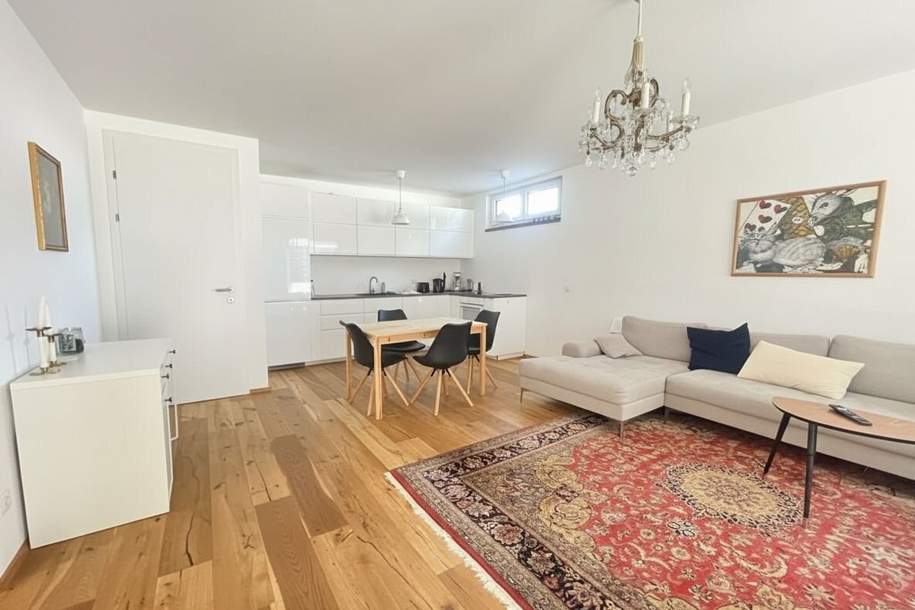 Wohnen im Grünen – Moderne Gartenwohnung nahe Böhmischen Prater, Wohnung-miete, 1.590,00,€, 1100 Wien 10., Favoriten