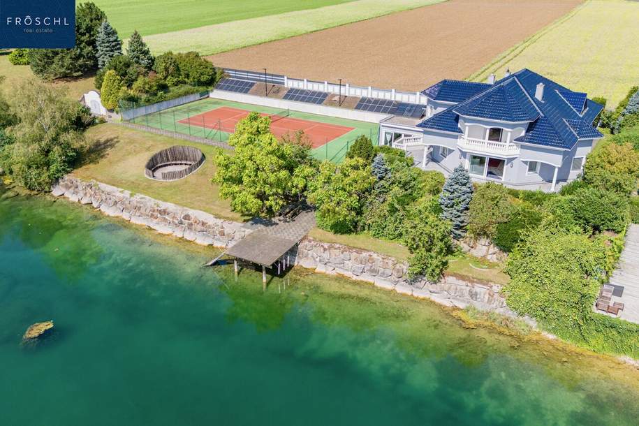 Private Seevilla mit Tennis & Wellness auf 6,2ha – Refugium bei Ybbs an der Donau, Haus-kauf, 1.599.000,€, 3376 Melk