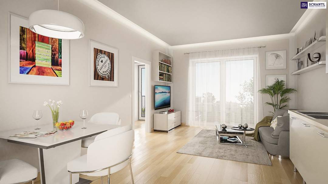 Moderne Wohlfühloase in Gerasdorf bei Wien - Erstbezug mit Balkon und Stellplatz für nur 228.000 €!