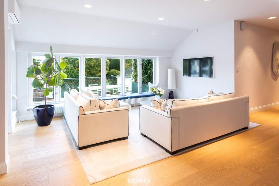 Alt-Hietzing - Luxuriöses Dachgeschoss mit Terrasse auf Wohnebene !, Wohnung-kauf, 1.950.000,€, 1130 Wien 13., Hietzing