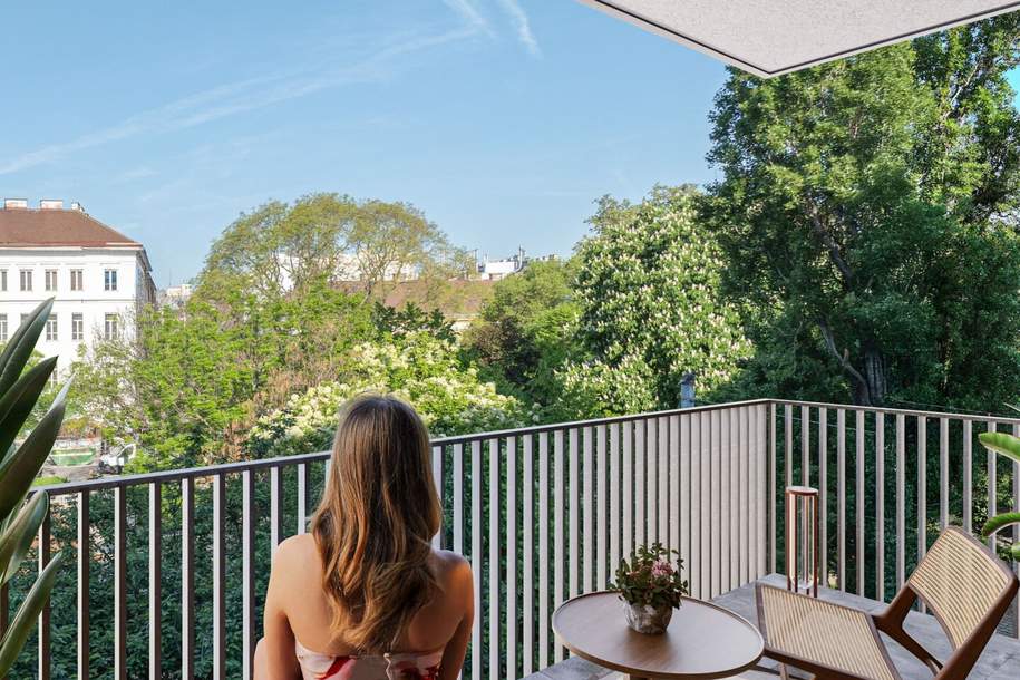 THE ARIK - Dachgeschoß mit Haltung – 2 Zimmer mit Terrasse &amp; Blick ins Grüne, Wohnung-kauf, 431.800,€, 1160 Wien 16., Ottakring